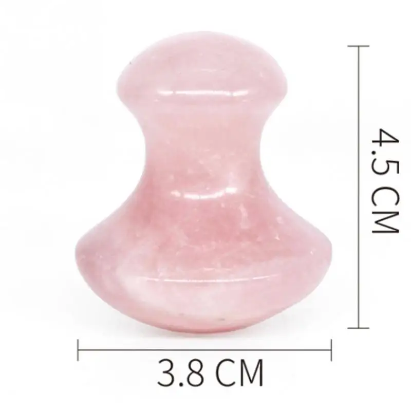 Массажер для лица Gua Sha Rose Quartz Безопасный и эффективный Удобный для переноски инструмент в форме гриба маленький массажер