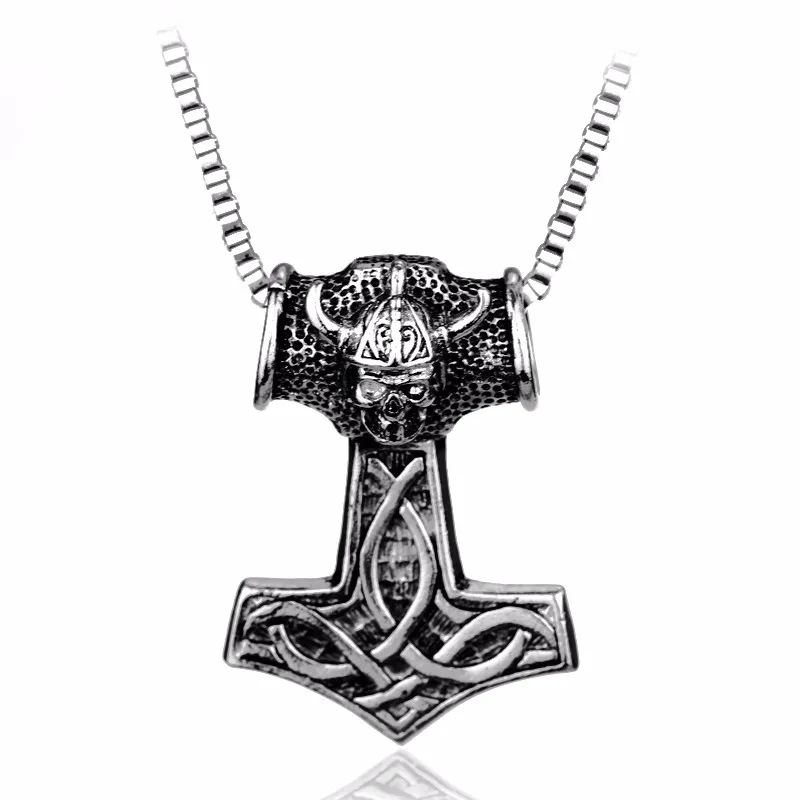 10 стилей Мститель Тор ожерелье молоток Темный мир сплав THOR'S HAMMER Magick Мужская подвеска ожерелье ювелирные изделия Прямая поставка