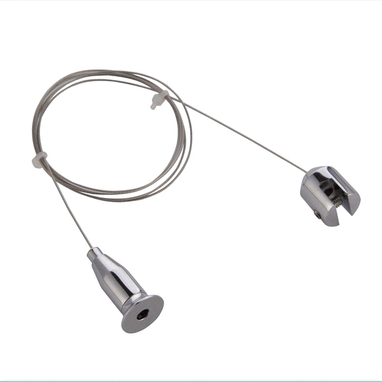 

Фиксация потолочных вешалки, подвесной кабель, комплекты системы подвески с 2 осветительными приборами и 1 м длинным стальным кабелем для га...