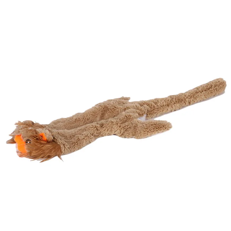 1PC Soft Fleece Bite Assistance Squeak Toys for Dog Accessories Animal Pattern Chew Durability Pet | Дом и сад
