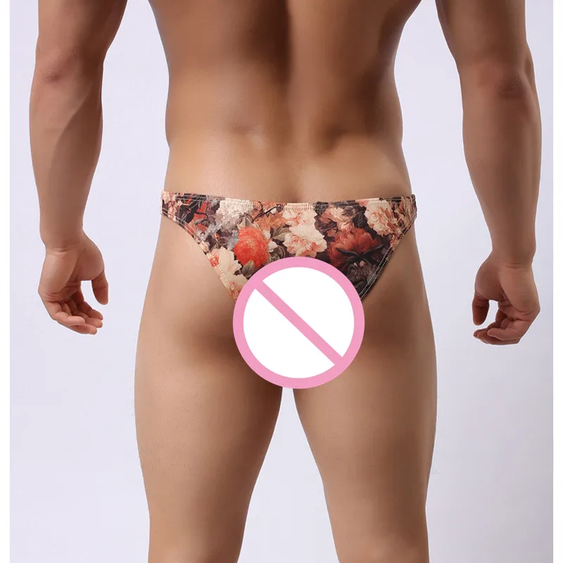 Mens Briefs Sexy Underwear Bikini Jockstrap Breathable Ice Silk Low Waist Underpants Gay Penis Pouch Panties Sleepwear Shorts |