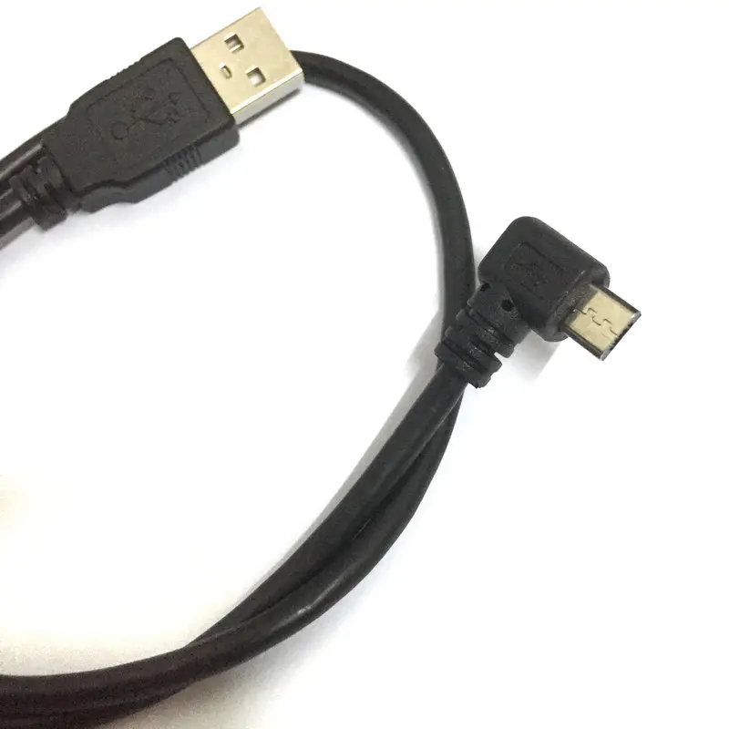 Новый универсальный 50 см короткий USB A на левый угол Micro b 2 0 кабель провод шнур