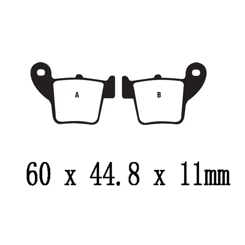 Motorcycle Brake Pads For HONDA CRF 250 CRF250 R4/R5/R6/R7/R8/R9/RA/RB 2004-2011 Rear disk Motorbike Brakes Parst | Автомобили и