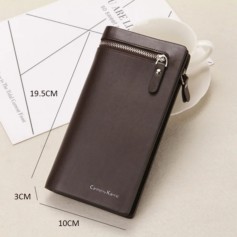 Новый мужской кошелек 3 сложения с несколькими отделениями для карт клатч карман