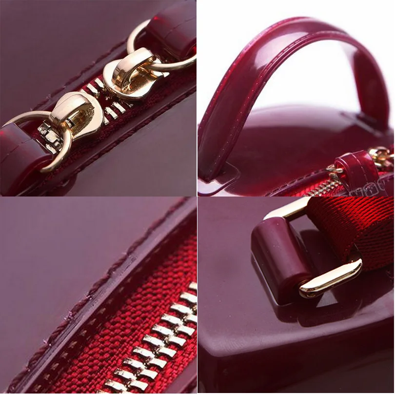 

2020 Big Candy Color Jelly Backpacks Waterproof PVC School Bags Plastic Silicone Women Shoulder Bags Girls Patchwork Rucksacks