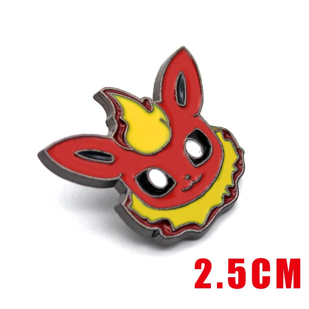 Игра Pakemon Packet Монстр Иви Espeon Jolteon Flareon металлический бейдж брошь на булавке