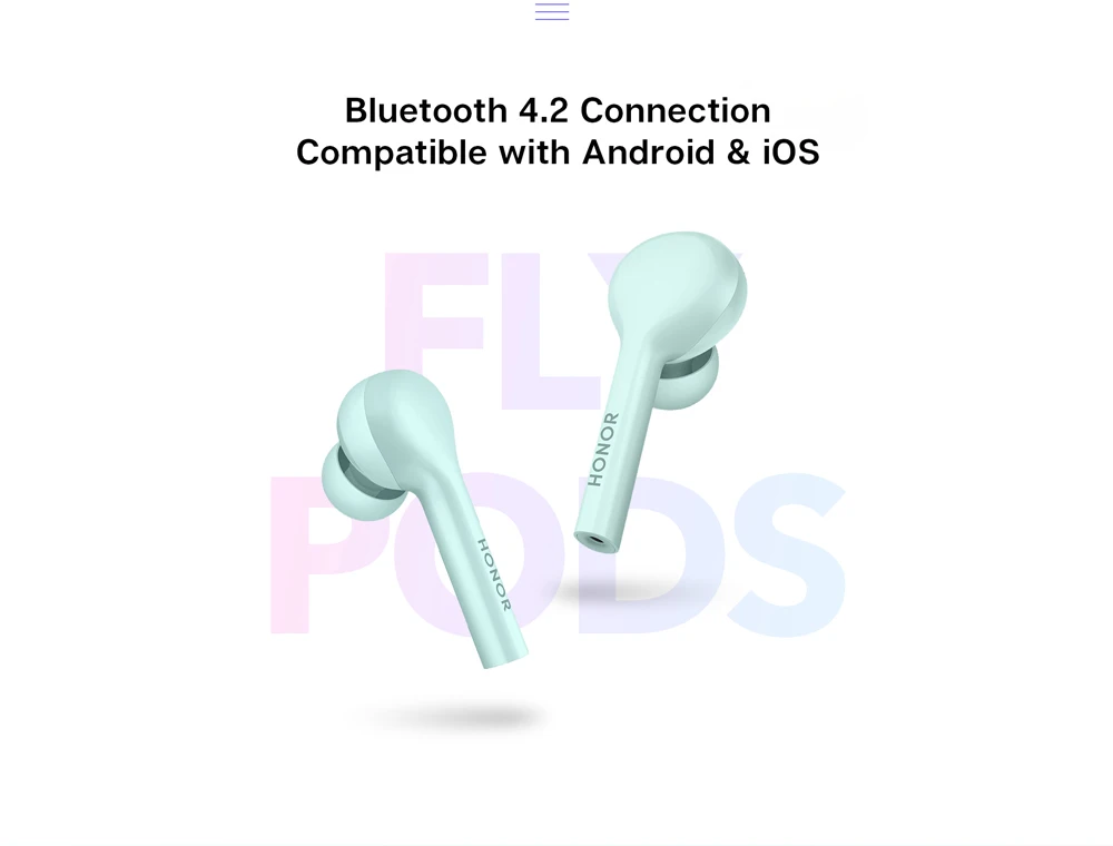 Huawei Honor Flypods Lite TWS беспроводные Bluetooth наушники водонепроницаемые IP54 двойной кран управление huawei Freebuds2 Handsfree