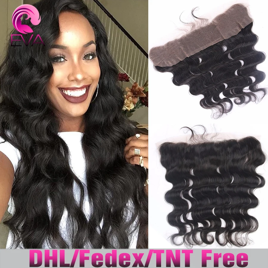 8А Малайзии Кружева Фронтальная Закрытие Бесплатный Ближний Часть Уха до полное