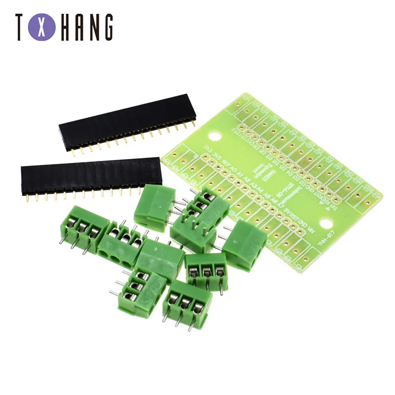 Плата адаптера расширения нано терминала для Arduino Nano V3.0 AVR ATMEGA328P с NRF2401 + интерфейс