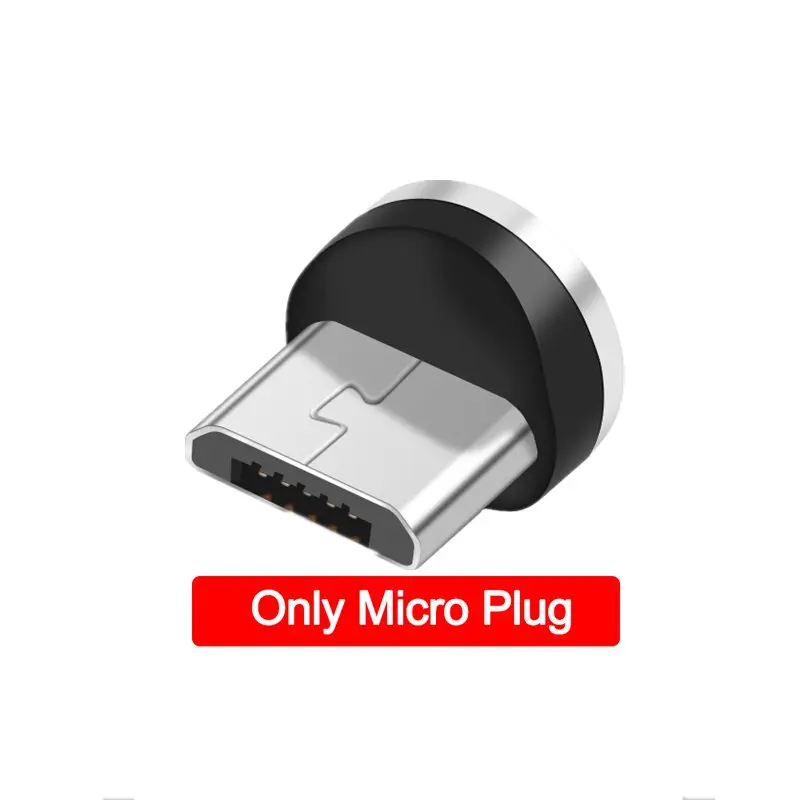 Магнитный кабель для быстрой зарядки Micro usb type C для samsung S10 S9 A10 A30 A50 Xiaomi Mi9 huawei 7s Honor 8s 9 8x mate 10 20 lite - Цвет: only for Micro plug