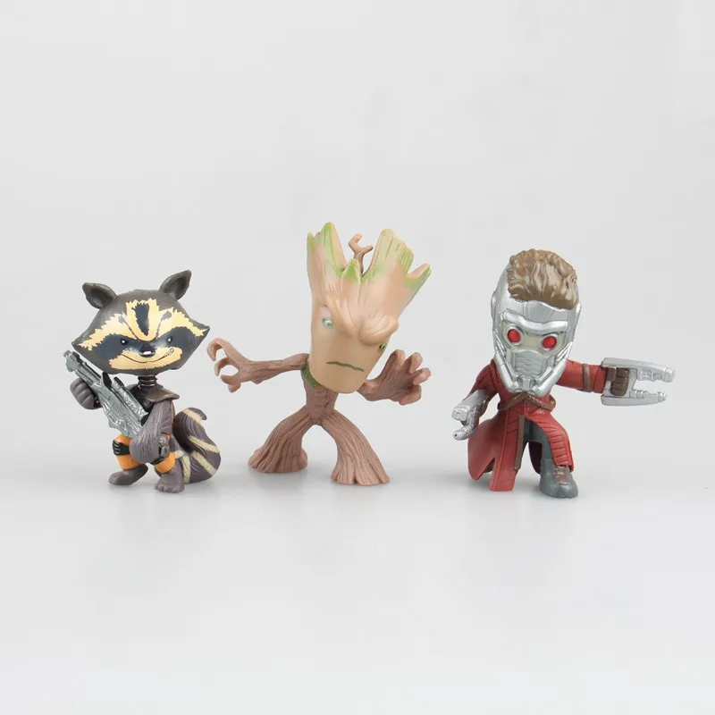 Набор из 7 шт. фигурки стражи галактики 2 9 см|guardians of galaxy|guardians the galaxyfigure toy |
