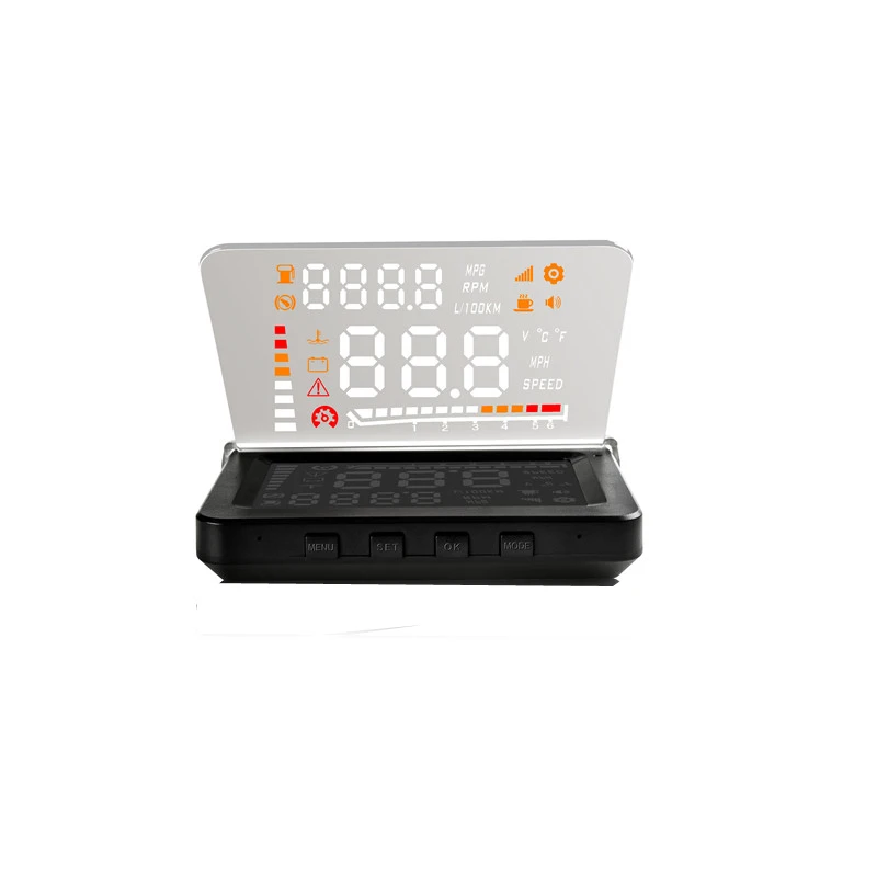E260 4 дюймов автомобилей HUD Head Up Дисплей OBD II Двигатели для автомобиля сигнал