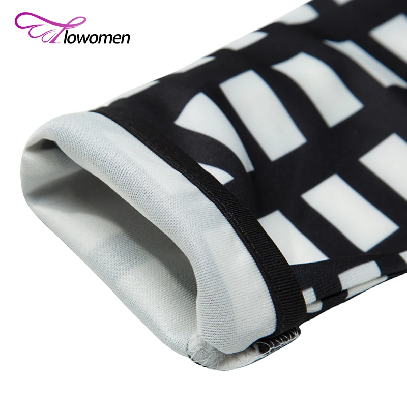 Flowomen осень черный белый цвет пальто в клетку Винтаж Кардиган Тонкий с длинным