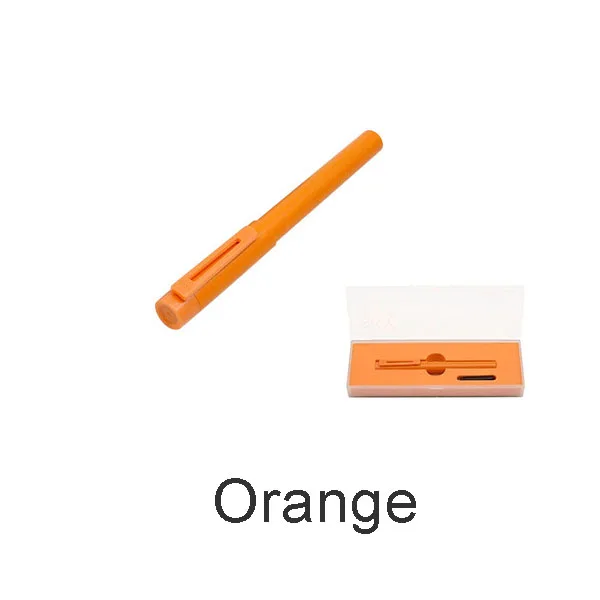 Orange Оригинальная ручка Xiao mi KACO SKY, перьевая ручка, 0,3 мм-0,4 мм, стандарт ЕС, Сумка с чернилами, 4 цвета, с коробкой, Xiaomi mi дома - Цвет: Orange
