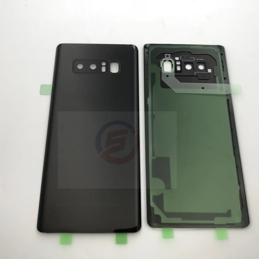 Note8 батарея задняя крышка стеклянная дверь Корпус Замена+ задняя камера Стекло Объектив Рамка для samsung Galaxy Note 8 N950 N950F N9500