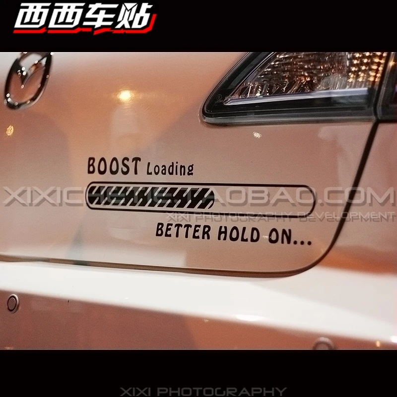 

XGS DECAL car stickers Boost loading better hold motorcycle stickers