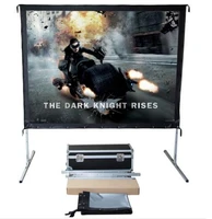 2019 hot selling 80 inch 169 format fast quick fold projector screen for many size front and rear projection screen