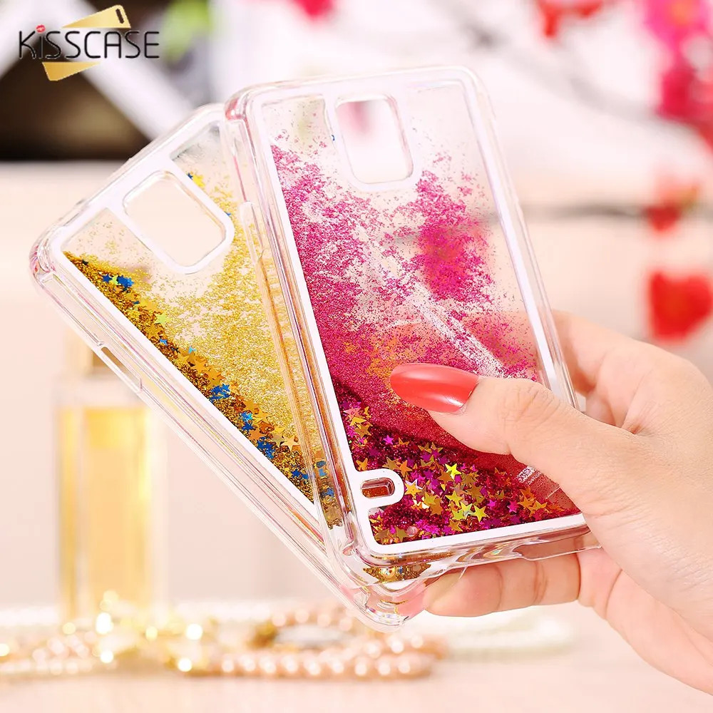 S5 S6 прозрачная жидкость Плывун Bling Блеск звезды люкс чехол для Samsung Galaxy i9600 / G9200
