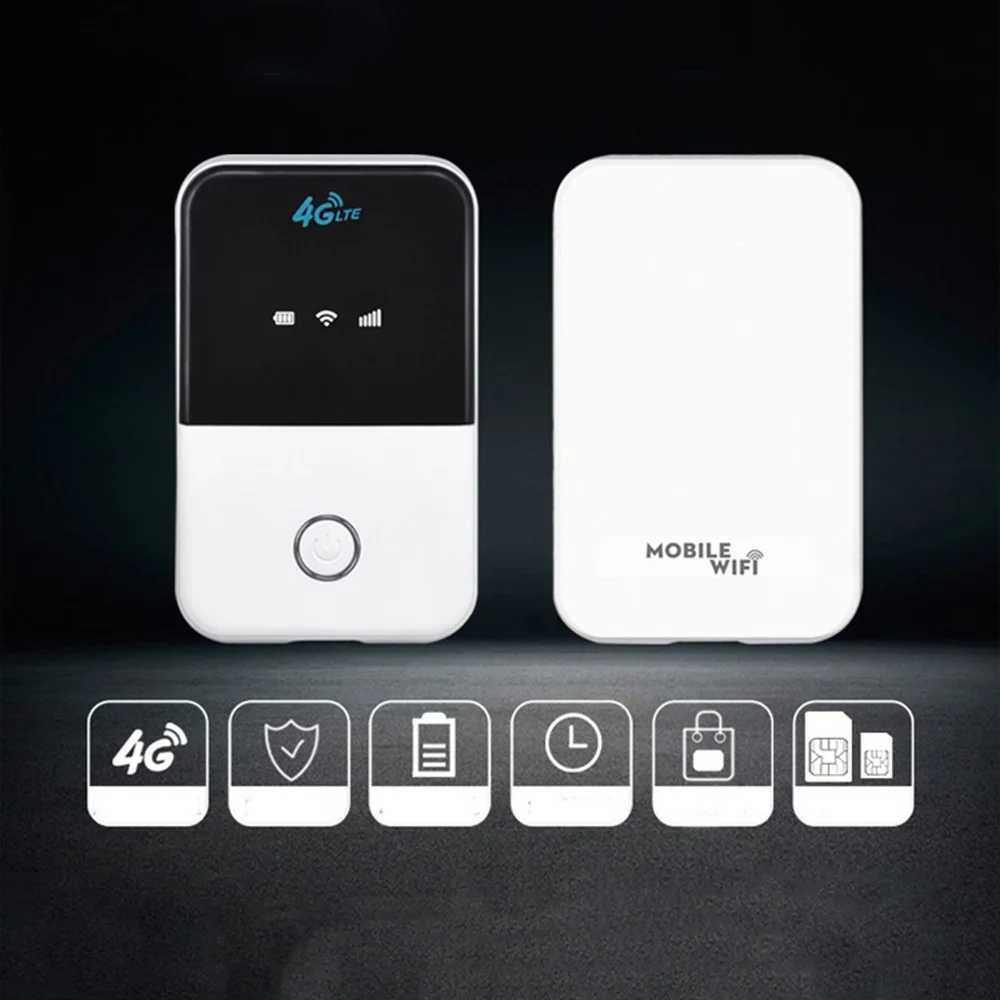 4G Wifi роутер мини роутер 3g 4G Lte Беспроводной Портативный Карманный Wi Fi Мобильная точка доступа автомобильный Wi-Fi роутер со слотом для sim-карты