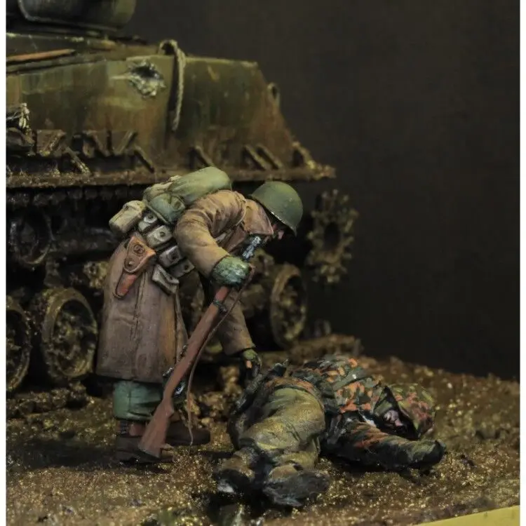 1/35 модельная фигурка из смолы комплект unassambled Неокрашенный 558