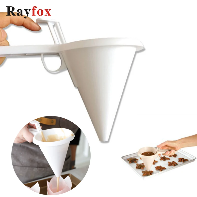 Кухонные гаджеты Регулируемая Конфета Воронка шоколадная Кондитерская дозатор