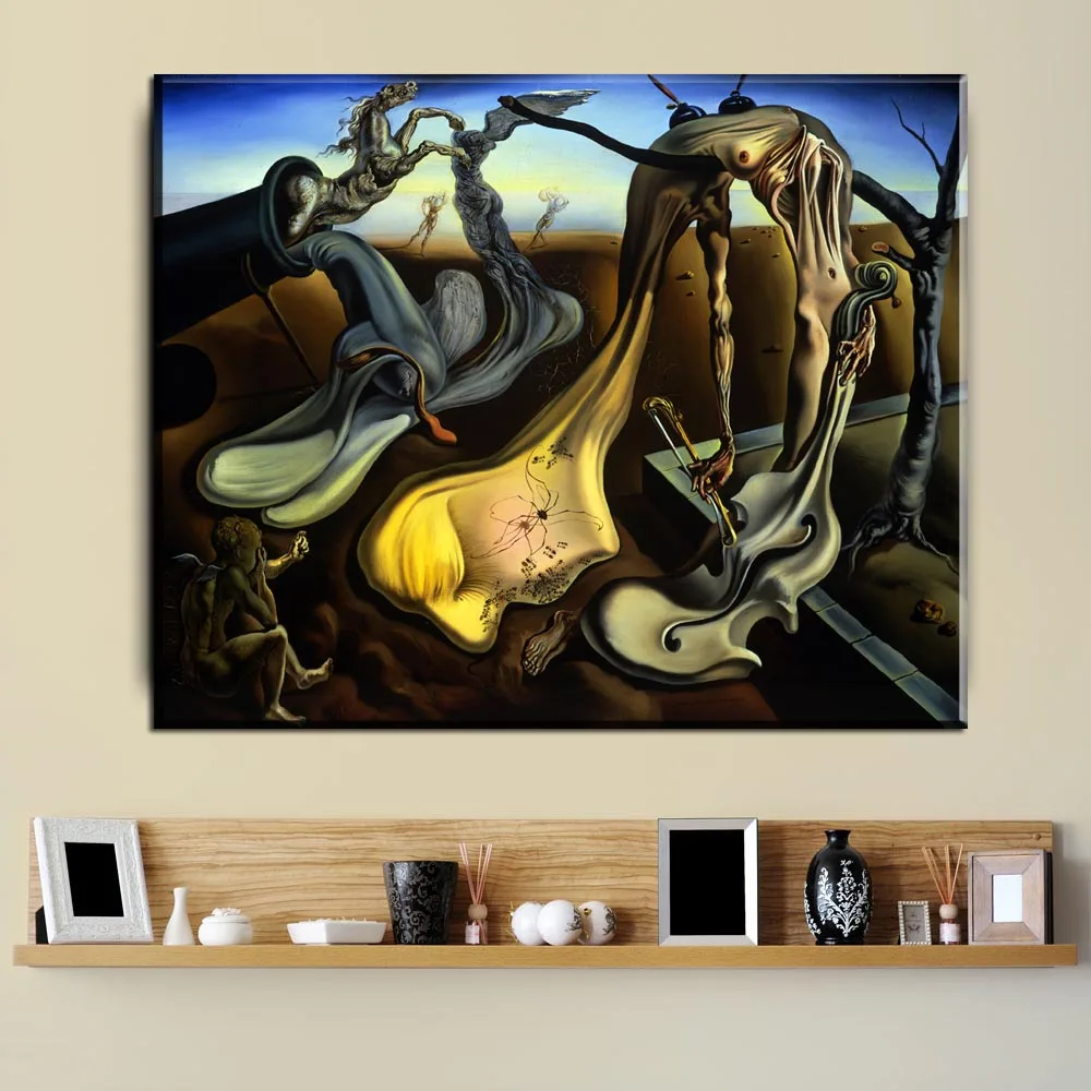 

Embelish Abstract Salvador Dali Still life Wall Art Posters For Living Room Modern Home Decor HD Print Canvas Oil Paintings