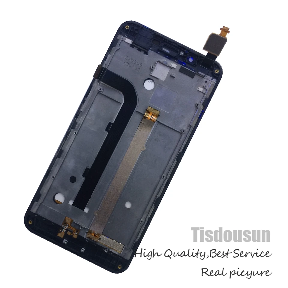 5.0 Inch LCD Display Glass Panel Touch Screen Digitizer Assembly +frame Replacement For Asus ZenFone Go ZC500TG Z00VD | Мобильные