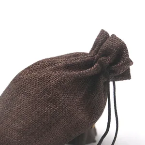 10*14 см 200 шт.лот льняной мешочек для ювелирных изделий джутовые сумки для ювелирных изделий браслет со шнурком упаковка для хранения