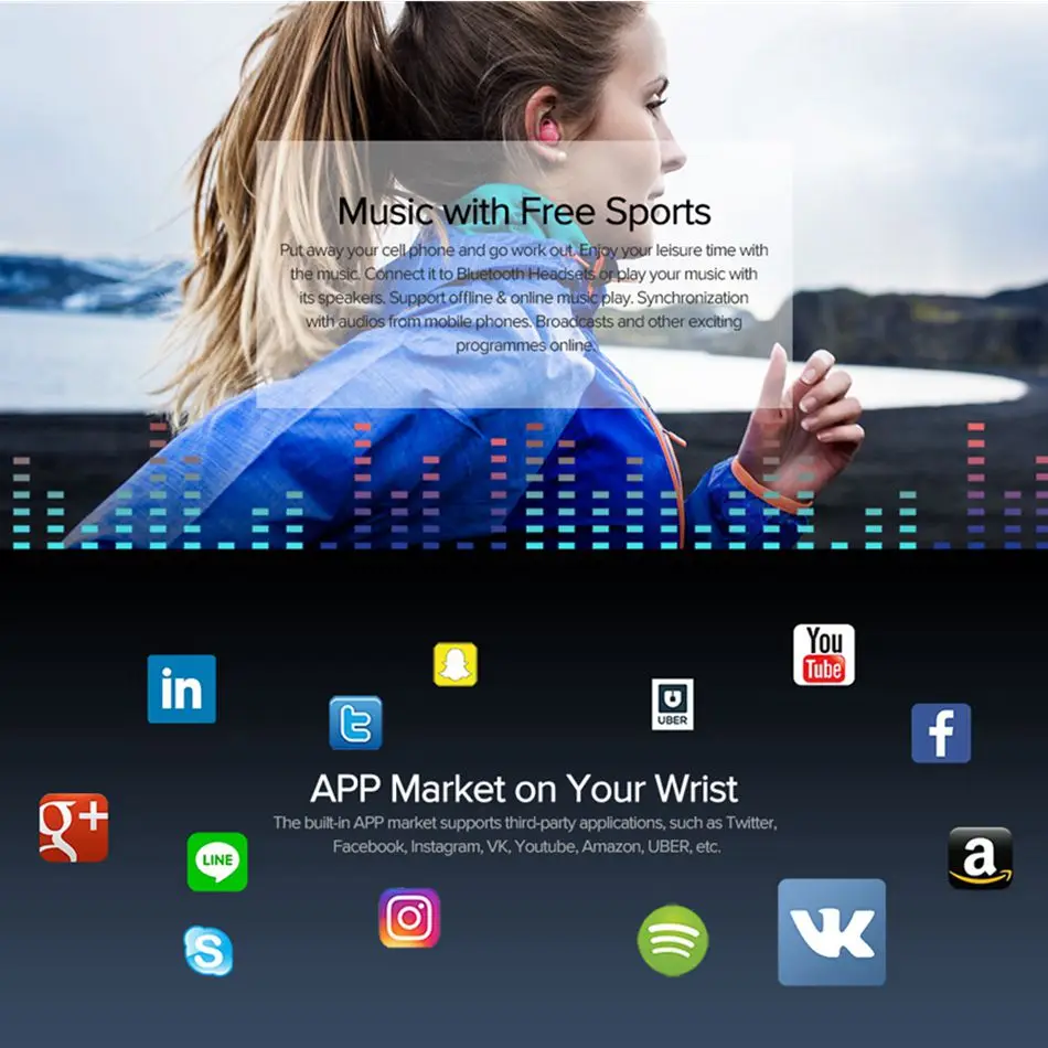 Zeblaze Crystal Display Thor Pro 3G GPS WiFi Android Смарт-часы для телефона 1 Гб + 16 5 Мп камера