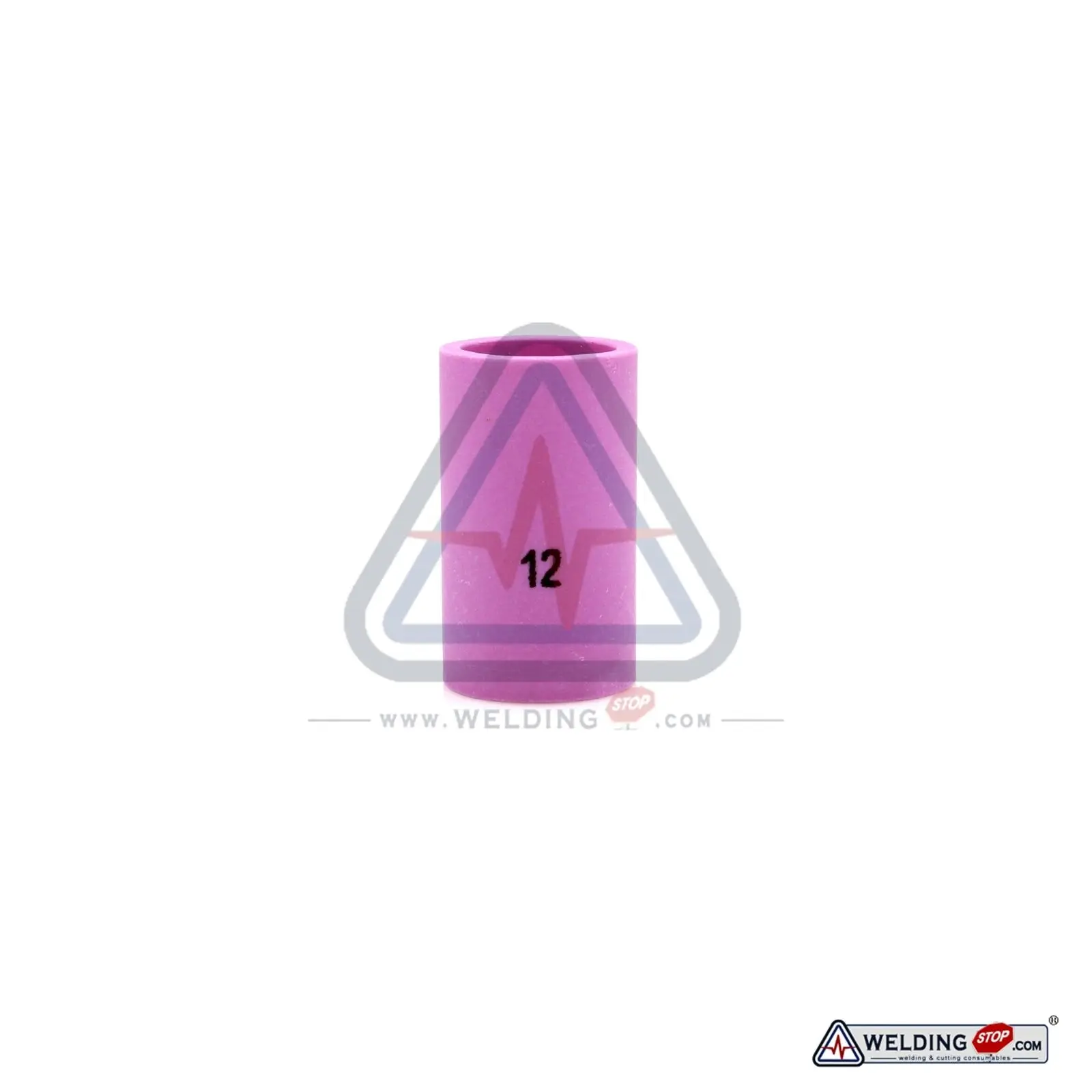 

54N19 #12 Short Alumina NozzleCup 1"7/8 Fit TIG Weld Torch WP-17 18 WP-26 PK/10