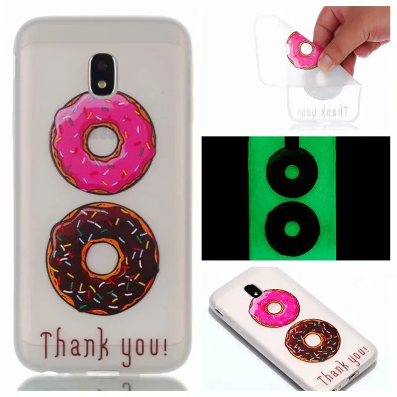 CBL Fashion Luminous TPU Gel Soft Phone Case For Samsung J3 J5 J7 2017 Prime J2 2016 Noctilucent Silicone Back Cover |