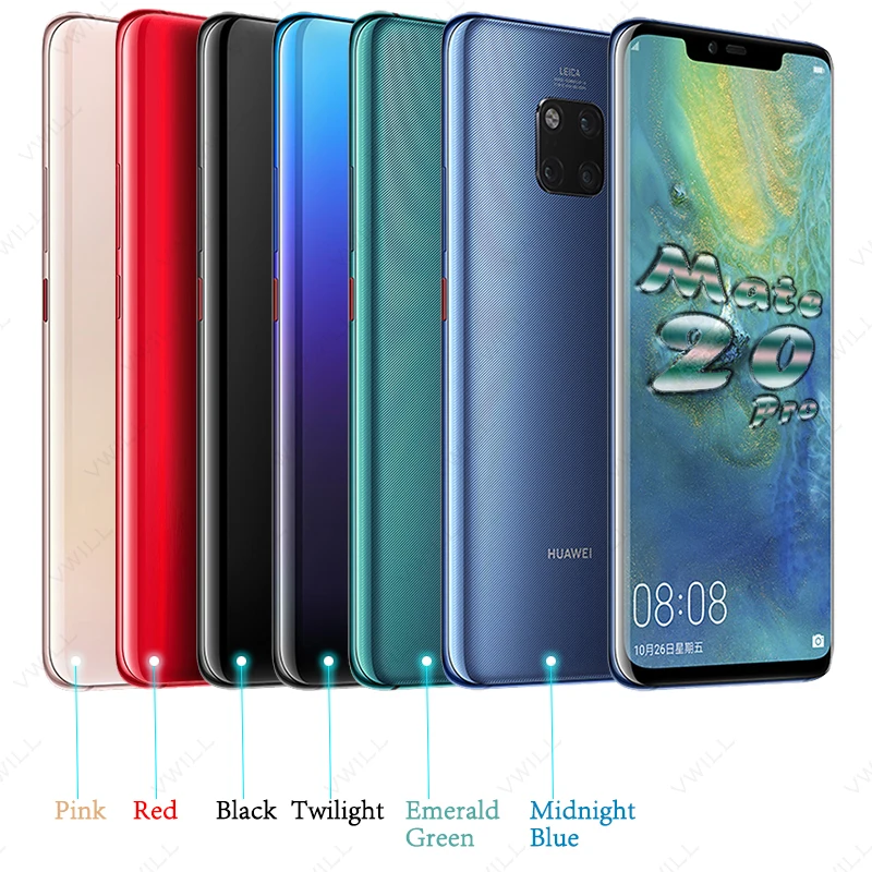 Оригинальный мобильный телефон huawei mate 20 Pro 6 39 дюймов OLED 2 K ГБ 128 Kirin 980 четыре ядра 40