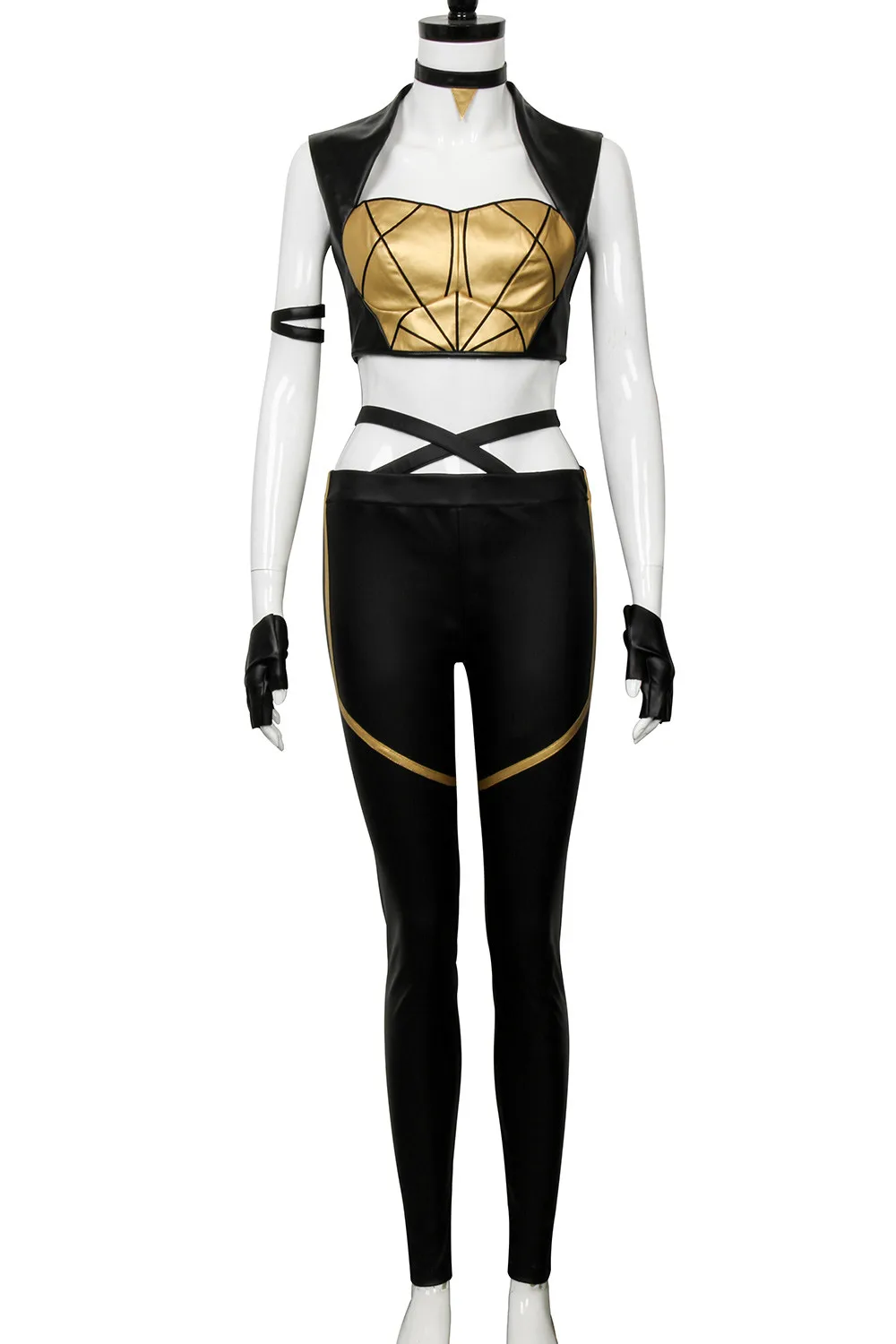 Takerlama KDA Cosplay Costume KDA Kaisa Cosplay Costume Game Kaisa Outfit Fullsets K/DA Group LOL Character Cos with Gloves