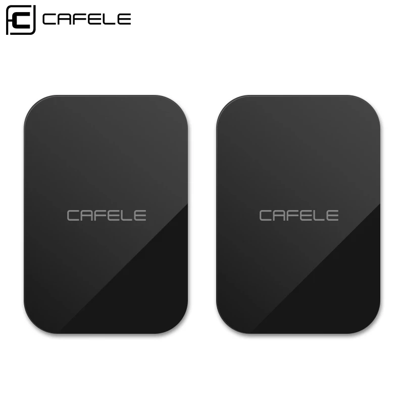 2 Square Cafele Автомобильный держатель для телефона, металлическая пластина, крепление для замены, металлическая клейкая наклейка для магнитного диска телефона, автомобильная подставка, магнитные железные листы - Цвет: 2 Square
