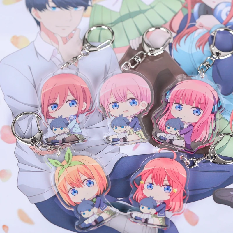 Брелок для ключей с подвесками в виде аниме Go touбулл no Hanayome The quintessence Quintuplets Nakano Miku