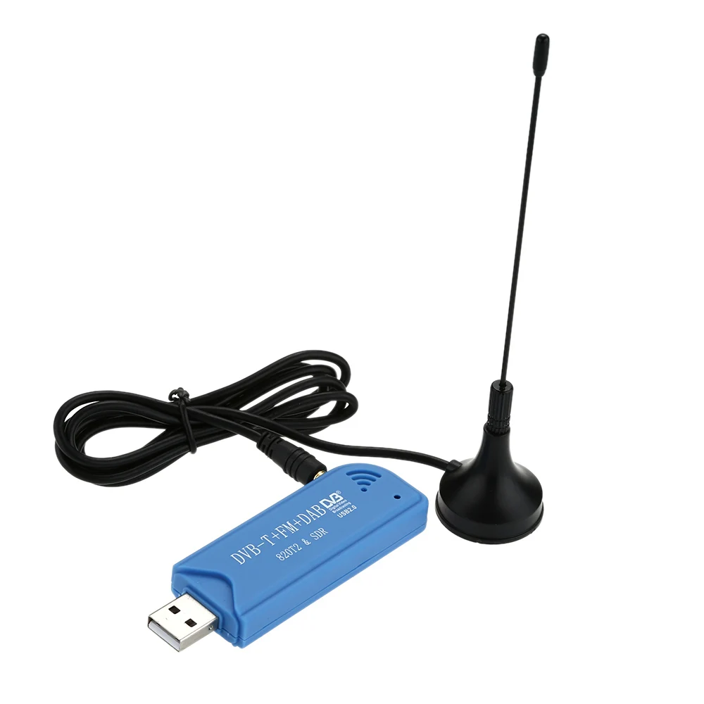 Флэш карта USB 2 0 dvb T + DAB FM RTL2832U R820T2 Поддержка SDR тюнер приемник ТВ аксессуары
