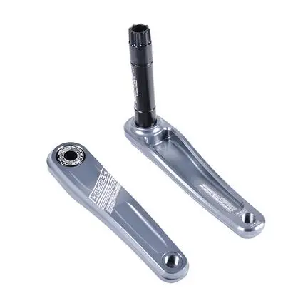 crank titanium gray BDSNAIL MTB горный велосипед Интегрированный полый Звездочка ЧПУ Сверхлегкий GXP кривошипно 104bcd диск положительные отрицательные зубы - Цвет: crank titanium gray