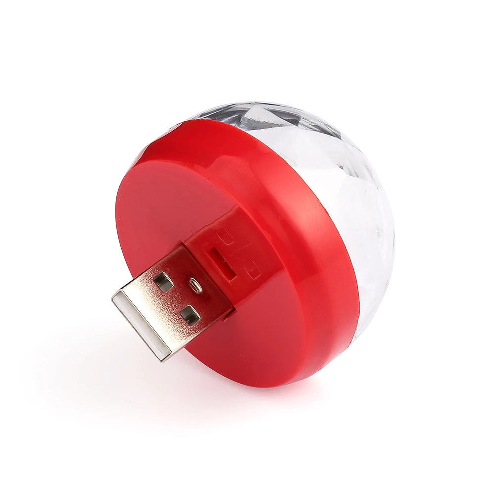Новый автомобиль RGB светодиодный USB атмосферный свет DJ мини цветная музыкальная