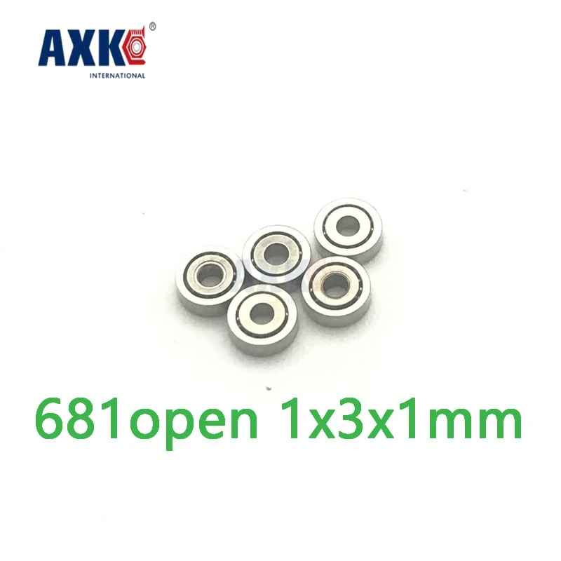 Axk высококачественные 50 шт. 681 681x 618/1.5 миниатюрные открытые шарикоподшипники с
