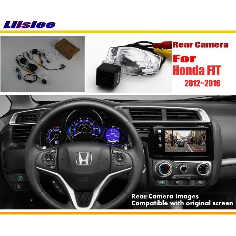 Комплект камер заднего вида для Honda FIT 2013 2014 2015 2016 RCA|reverse camera set|rear view cameracar rear reverse |