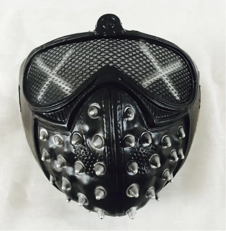 Хэллоуин панк маска дьявола COS игра часы dog2 Сторожевая заклепки смерти крутая