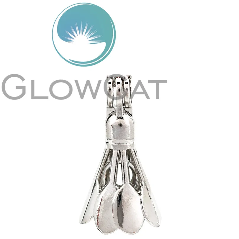10x K880 Sports Badminton Beads Cage Pendant Perfume Essential Oil Diffuser Pearl Locket Jewelry Making | Украшения и аксессуары