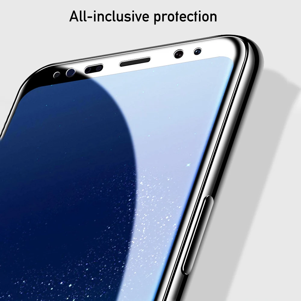 Закаленное стекло пленка для samsung Galaxy S7 A6 A8 Plus 2018 протектор экрана изогнутая