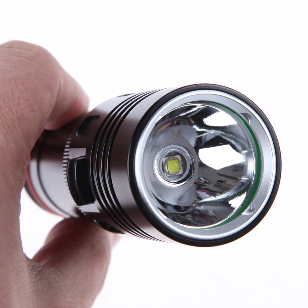 Дайвинг вспышки светильник 18650 погружения фонарь мощный 5000LM XM L2 подводный 100 м