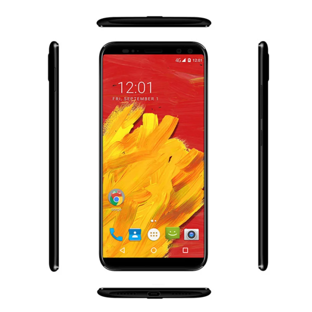 M Horse Pure 3 Мобильный телефон MTK6763 Octa Core 18:9 &quot5 7 дисплей 4 ГБ + 64 мАч 4000 13MP 5MP отпечатков