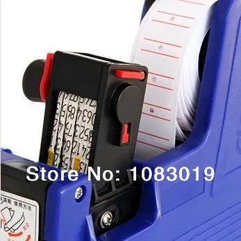 Новые ценные 7501 цена однорядный этикетировочные теги пулемет кодирования