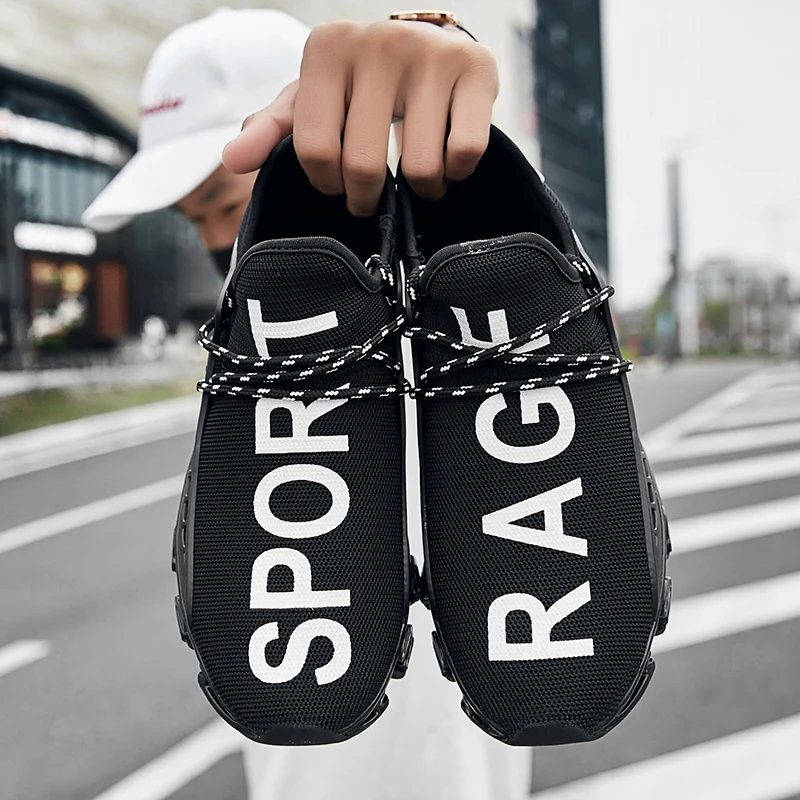 2019 New Casual Men Shoes Trainers Walking Summer Comfortale Fashion Mash Light Big Size 13 47 Black | Обувь