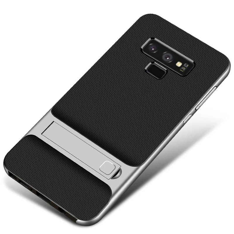 Чехол-подставка ProElite для samsung Galaxy S10 Plus S10e Note 8 9 S9 S8 Plus S10 Жесткий ПК+ Мягкий ТПУ противоударный чехол