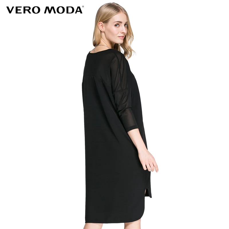 Vero Moda Брендовое сшитое эластичное платье с рукавом три четверти для женщин |