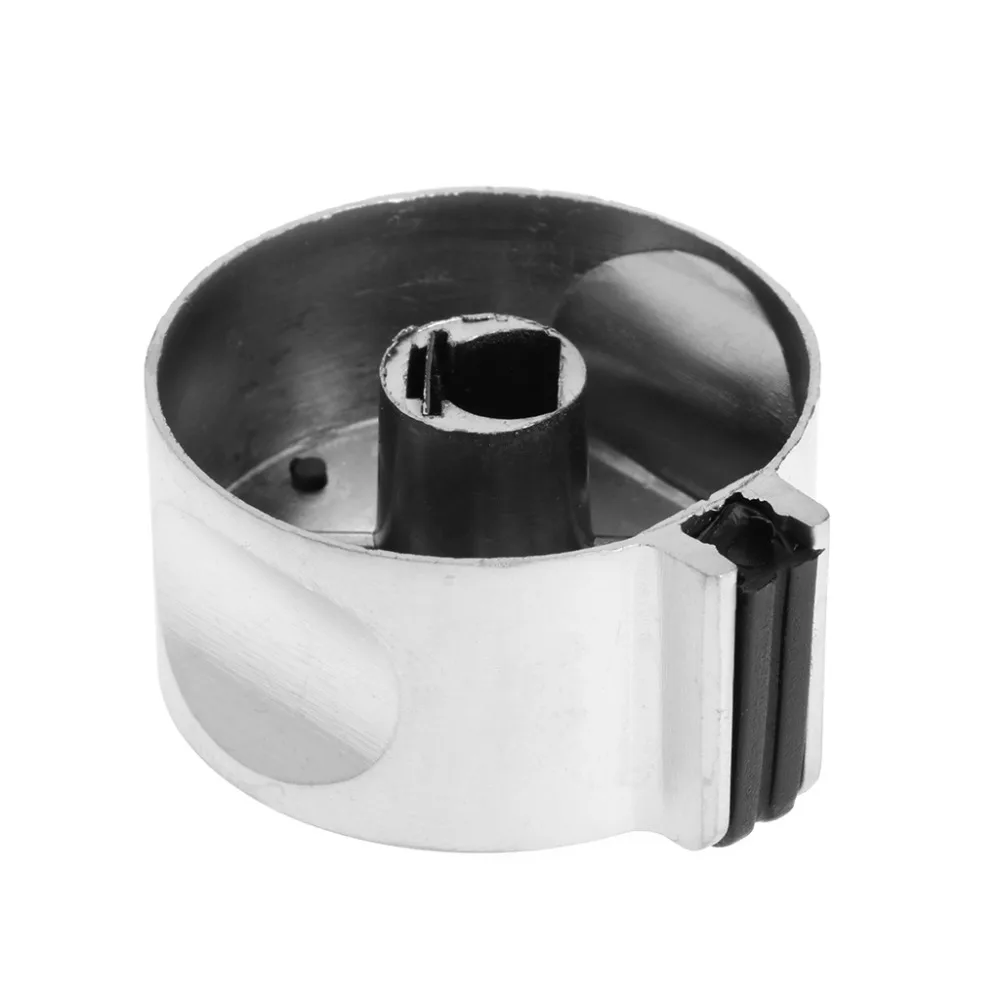 

MEXI 2Pcs 8mm Hole Metal Gas Stove Cooker Rotary Switch Knobs Left&Right Direction Universal Replacement